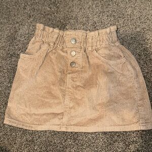 Zara corduroy skirt